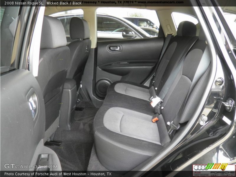 Wicked Black / Black 2008 Nissan Rogue SL