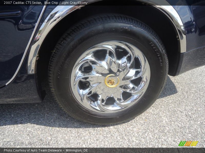 Blue Chip / Light Gray/Ebony 2007 Cadillac CTS Sedan