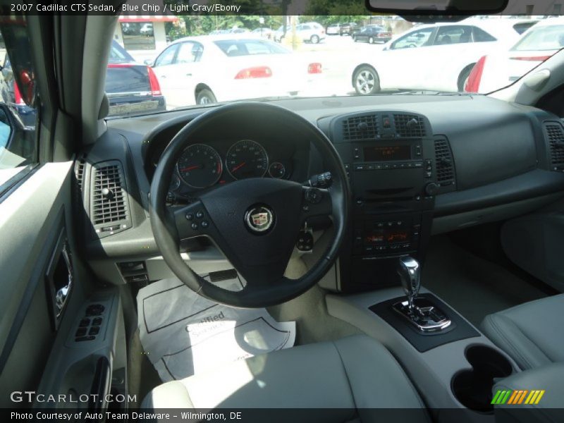 Blue Chip / Light Gray/Ebony 2007 Cadillac CTS Sedan