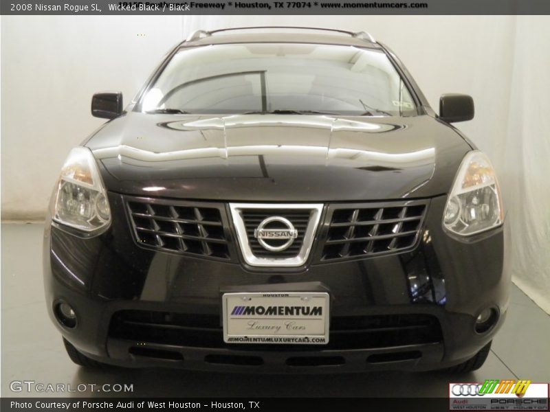 Wicked Black / Black 2008 Nissan Rogue SL