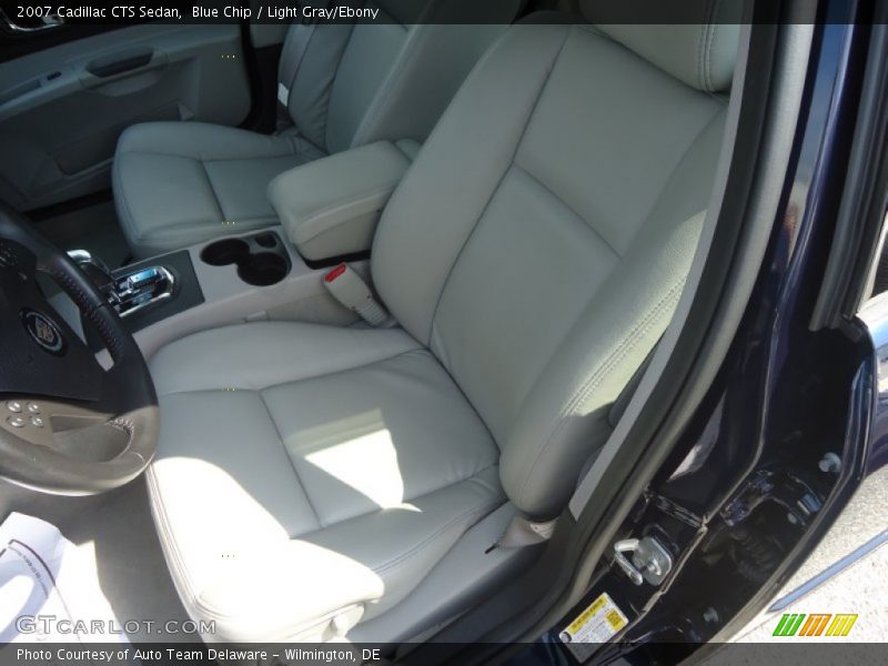 Blue Chip / Light Gray/Ebony 2007 Cadillac CTS Sedan