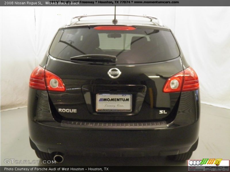 Wicked Black / Black 2008 Nissan Rogue SL