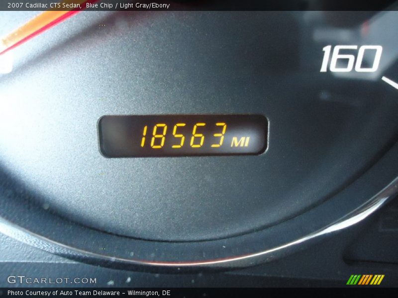 Blue Chip / Light Gray/Ebony 2007 Cadillac CTS Sedan