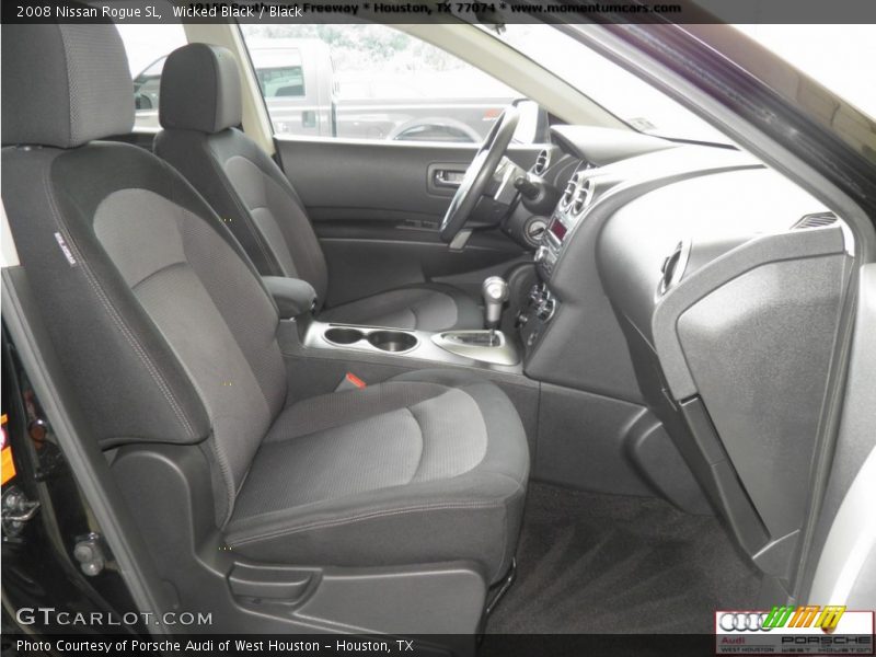 Wicked Black / Black 2008 Nissan Rogue SL