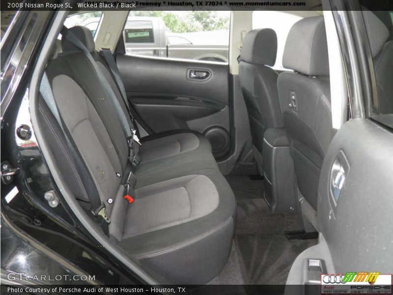 Wicked Black / Black 2008 Nissan Rogue SL