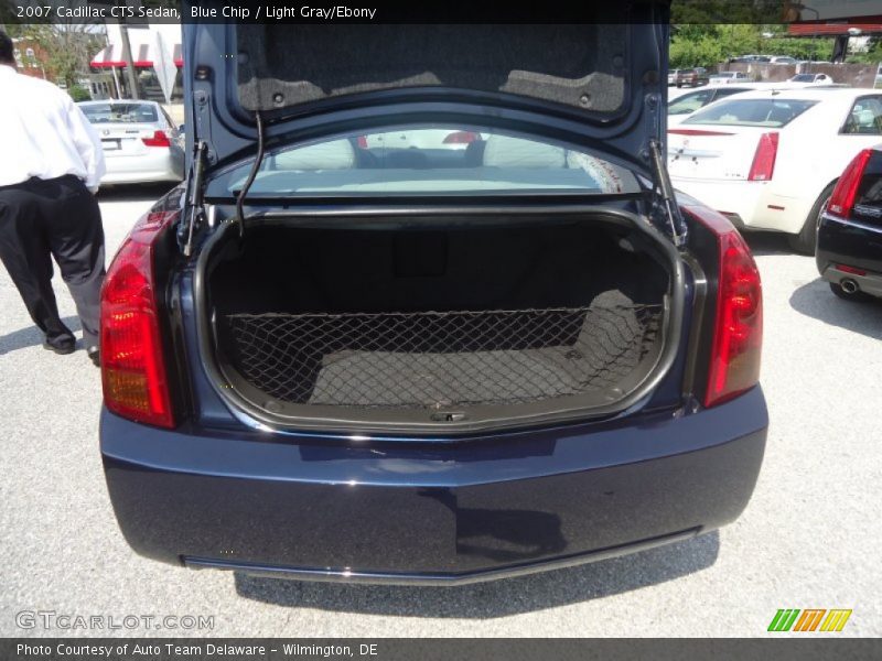 Blue Chip / Light Gray/Ebony 2007 Cadillac CTS Sedan