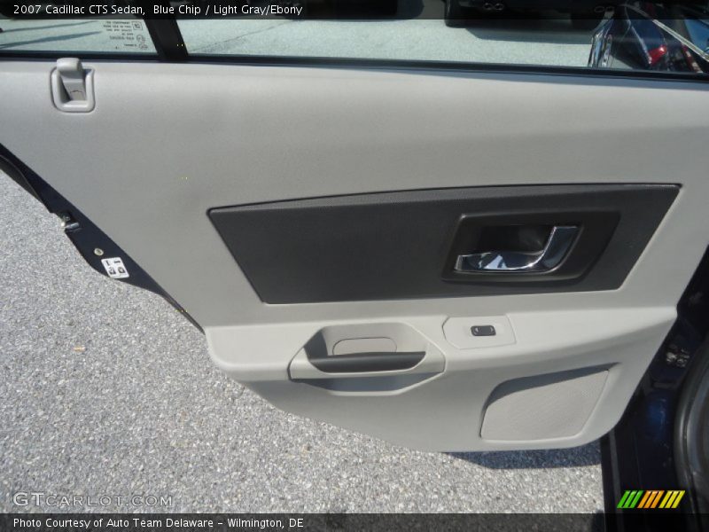 Blue Chip / Light Gray/Ebony 2007 Cadillac CTS Sedan