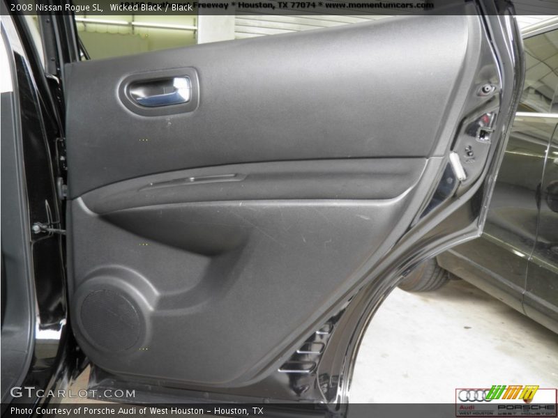 Wicked Black / Black 2008 Nissan Rogue SL