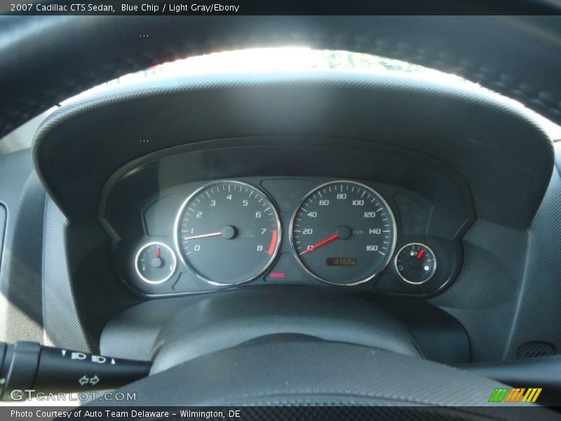 Blue Chip / Light Gray/Ebony 2007 Cadillac CTS Sedan