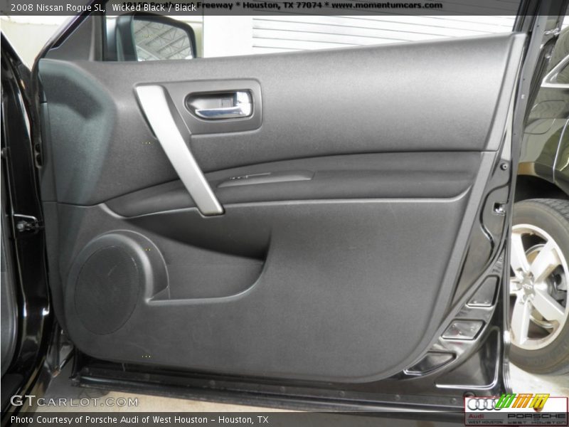 Wicked Black / Black 2008 Nissan Rogue SL