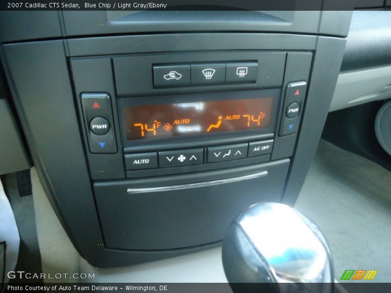 Blue Chip / Light Gray/Ebony 2007 Cadillac CTS Sedan