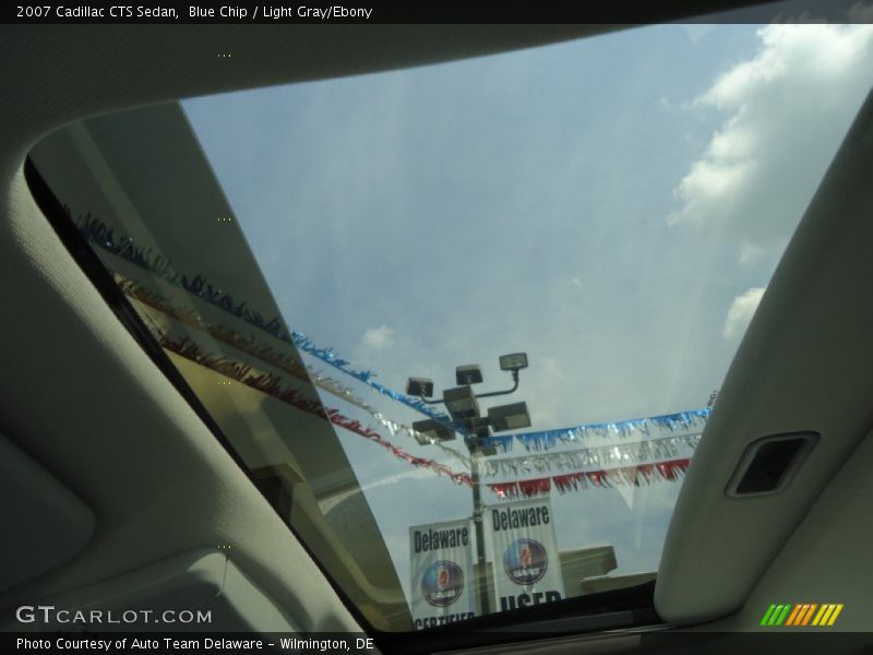 Blue Chip / Light Gray/Ebony 2007 Cadillac CTS Sedan