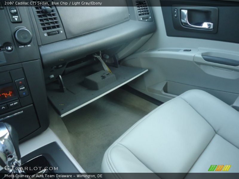 Blue Chip / Light Gray/Ebony 2007 Cadillac CTS Sedan