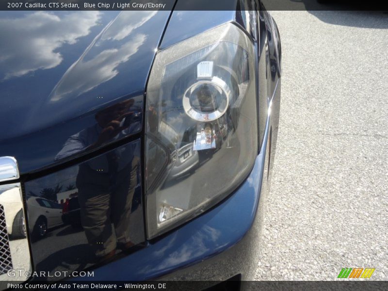 Blue Chip / Light Gray/Ebony 2007 Cadillac CTS Sedan