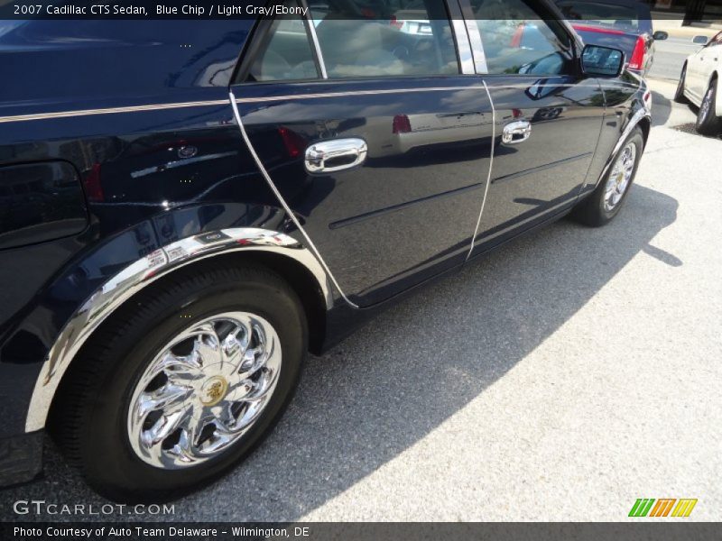 Blue Chip / Light Gray/Ebony 2007 Cadillac CTS Sedan