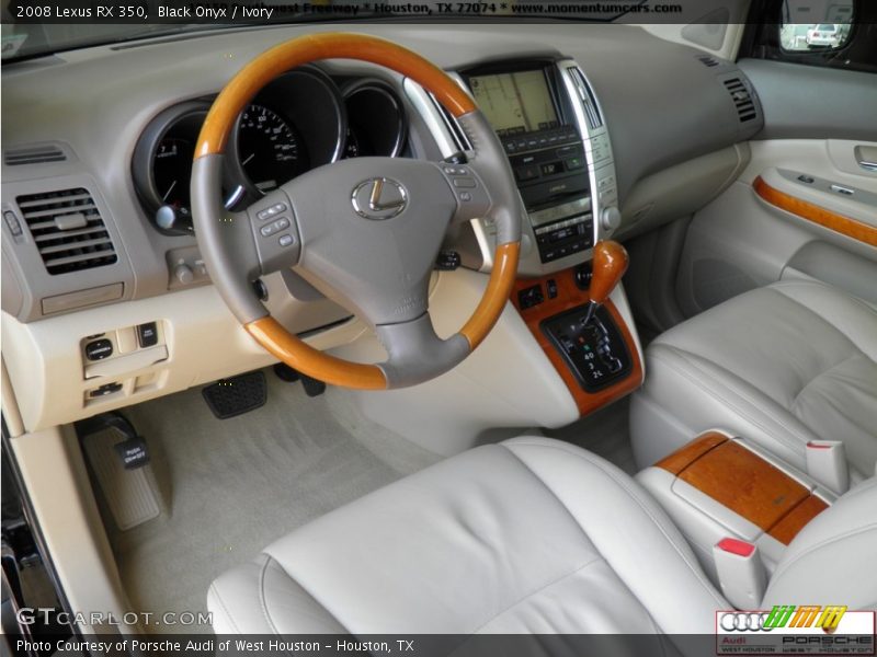 Black Onyx / Ivory 2008 Lexus RX 350
