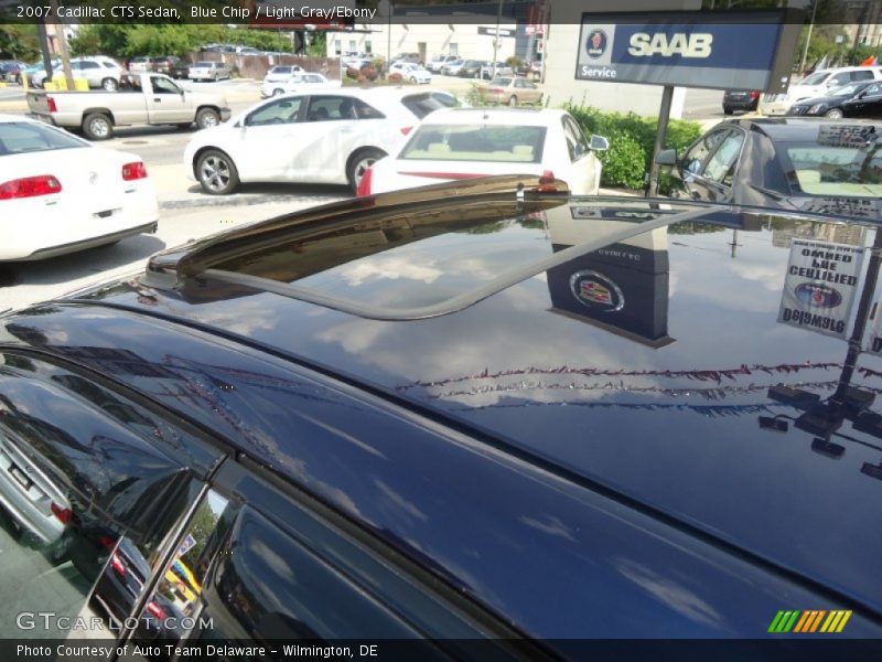 Blue Chip / Light Gray/Ebony 2007 Cadillac CTS Sedan