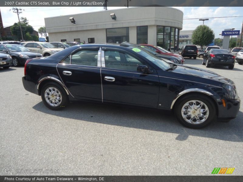 Blue Chip / Light Gray/Ebony 2007 Cadillac CTS Sedan