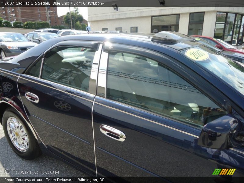 Blue Chip / Light Gray/Ebony 2007 Cadillac CTS Sedan