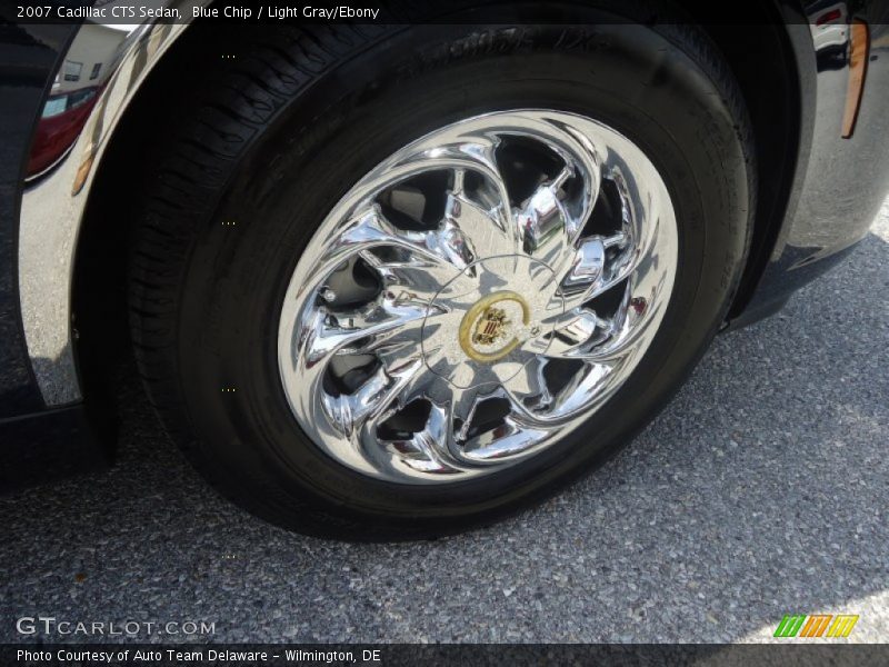 Blue Chip / Light Gray/Ebony 2007 Cadillac CTS Sedan