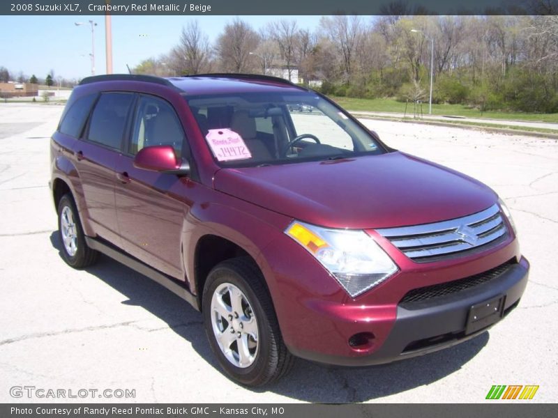 Cranberry Red Metallic / Beige 2008 Suzuki XL7