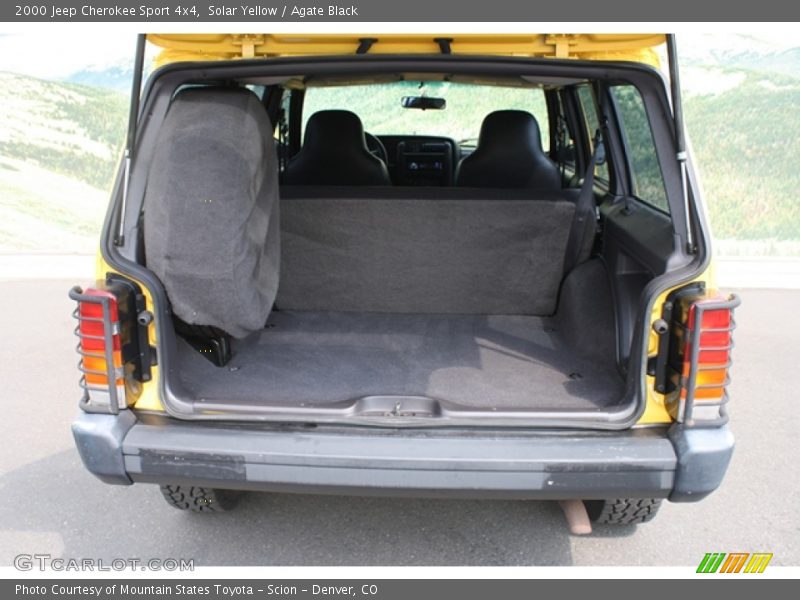Solar Yellow / Agate Black 2000 Jeep Cherokee Sport 4x4