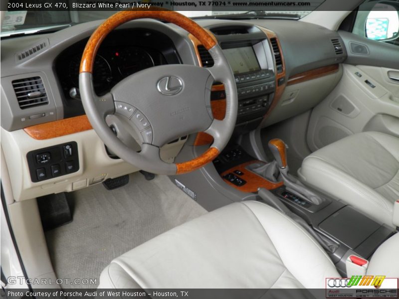 Blizzard White Pearl / Ivory 2004 Lexus GX 470