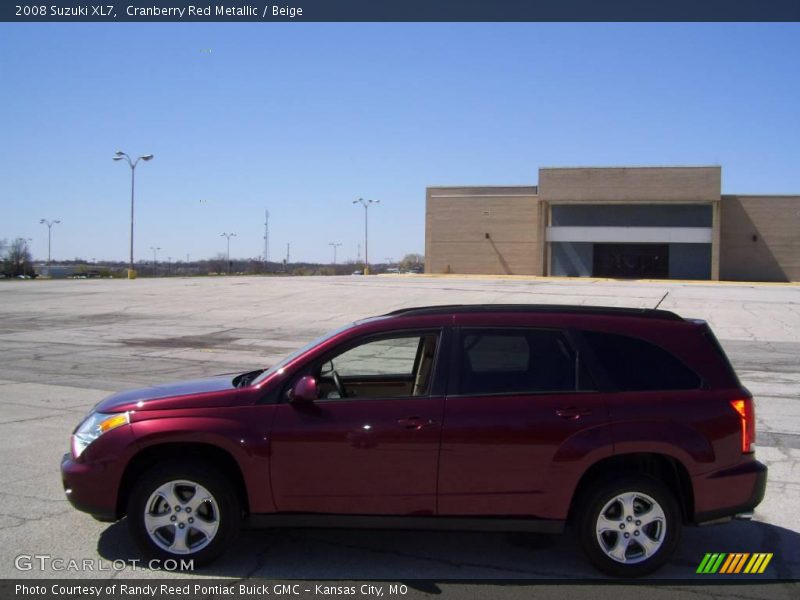 Cranberry Red Metallic / Beige 2008 Suzuki XL7