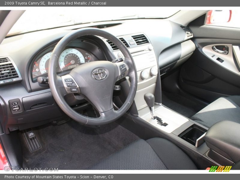 Barcelona Red Metallic / Charcoal 2009 Toyota Camry SE