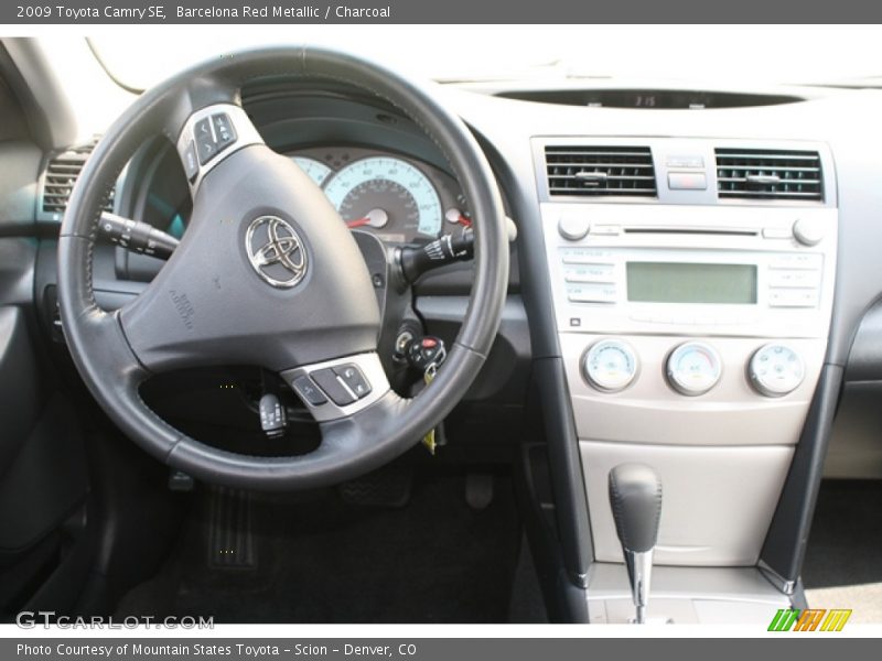 Barcelona Red Metallic / Charcoal 2009 Toyota Camry SE
