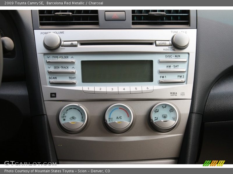 Barcelona Red Metallic / Charcoal 2009 Toyota Camry SE
