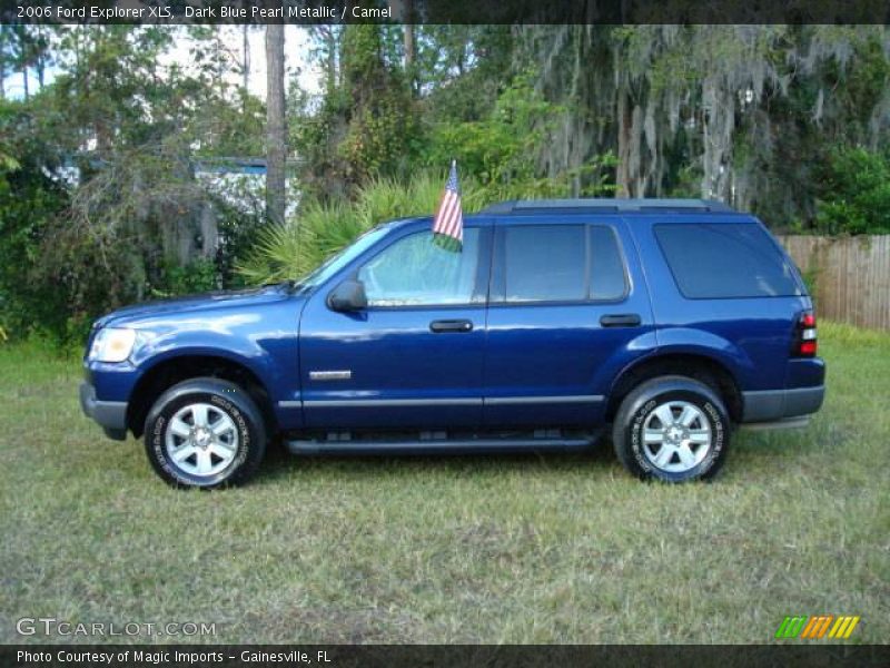 Dark Blue Pearl Metallic / Camel 2006 Ford Explorer XLS