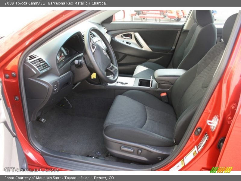 Barcelona Red Metallic / Charcoal 2009 Toyota Camry SE