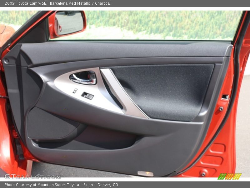 Barcelona Red Metallic / Charcoal 2009 Toyota Camry SE