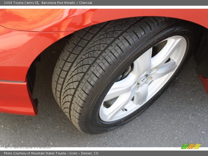 Barcelona Red Metallic / Charcoal 2009 Toyota Camry SE