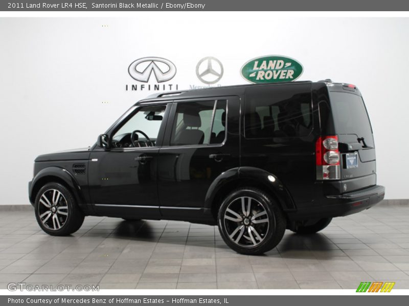 Santorini Black Metallic / Ebony/Ebony 2011 Land Rover LR4 HSE