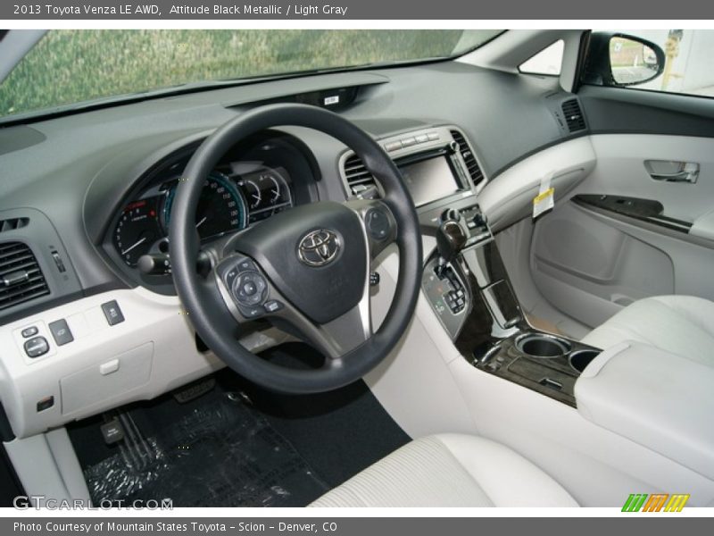  2013 Venza LE AWD Light Gray Interior