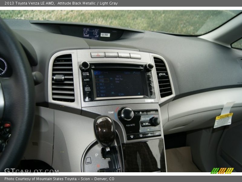 Attitude Black Metallic / Light Gray 2013 Toyota Venza LE AWD