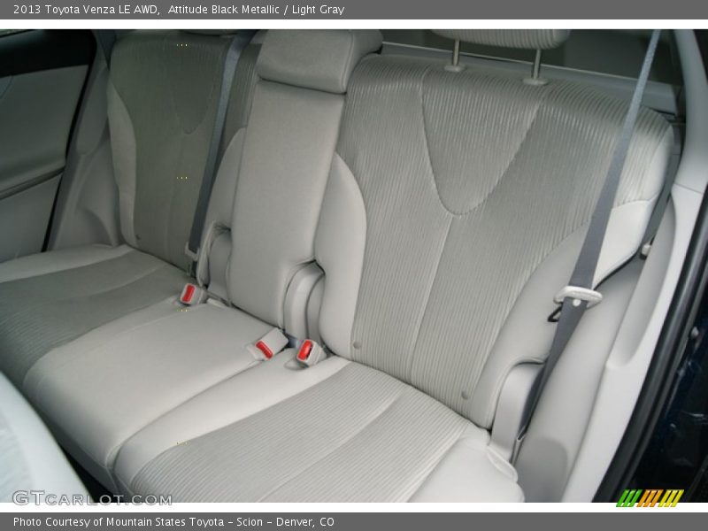 Attitude Black Metallic / Light Gray 2013 Toyota Venza LE AWD