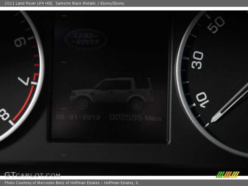 Santorini Black Metallic / Ebony/Ebony 2011 Land Rover LR4 HSE