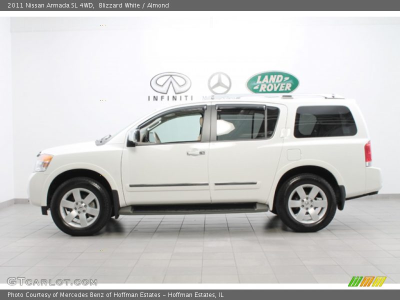 Blizzard White / Almond 2011 Nissan Armada SL 4WD