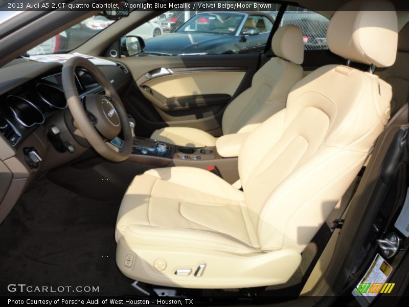 Front Seat of 2013 A5 2.0T quattro Cabriolet