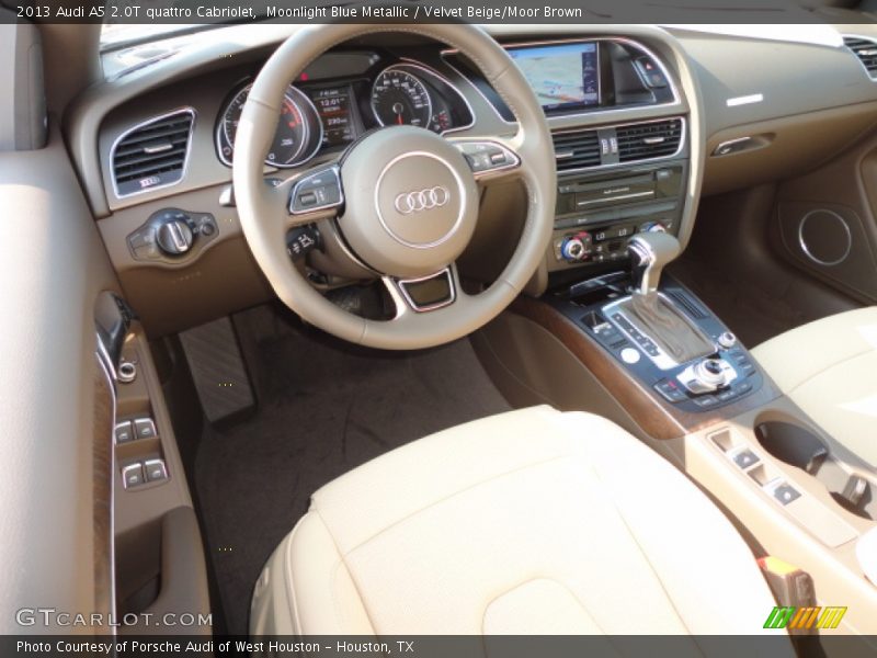 Velvet Beige/Moor Brown Interior - 2013 A5 2.0T quattro Cabriolet 