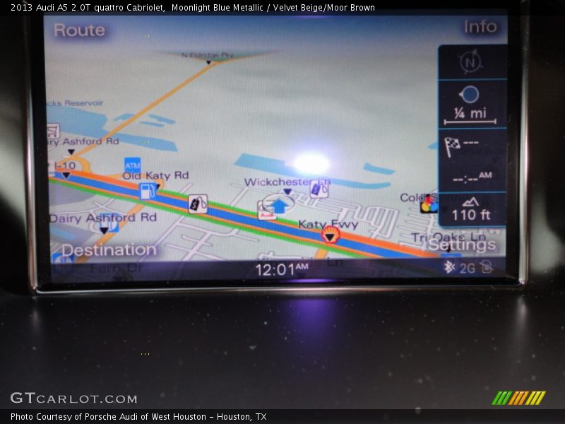 Navigation of 2013 A5 2.0T quattro Cabriolet