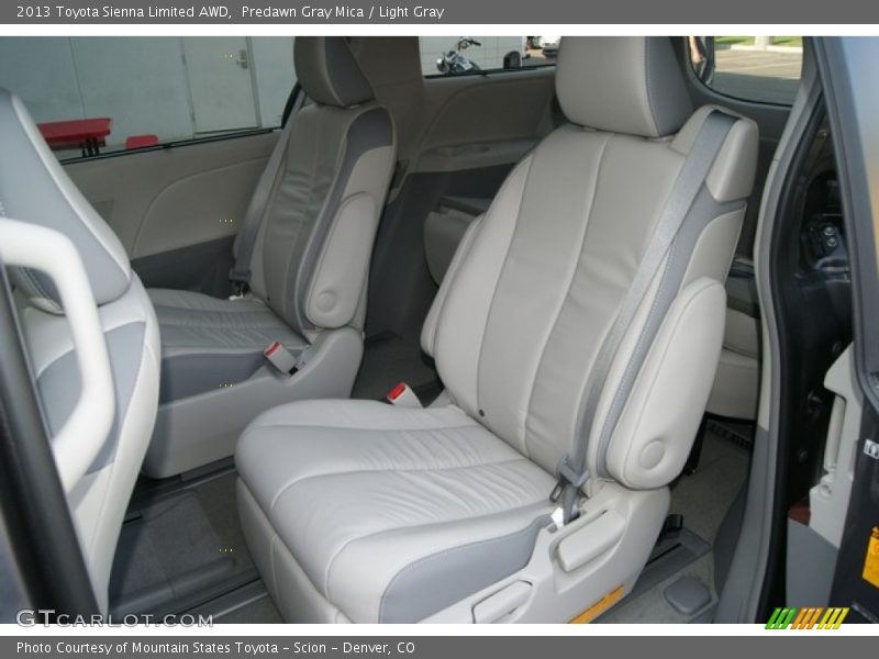 Predawn Gray Mica / Light Gray 2013 Toyota Sienna Limited AWD