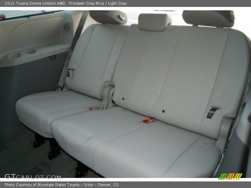 Predawn Gray Mica / Light Gray 2013 Toyota Sienna Limited AWD
