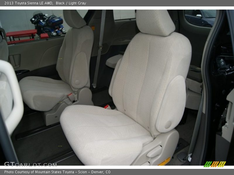 Black / Light Gray 2013 Toyota Sienna LE AWD