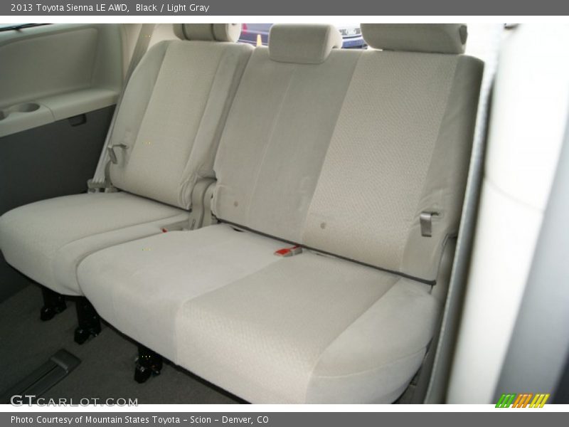 Black / Light Gray 2013 Toyota Sienna LE AWD