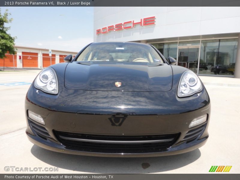 Black / Luxor Beige 2013 Porsche Panamera V6