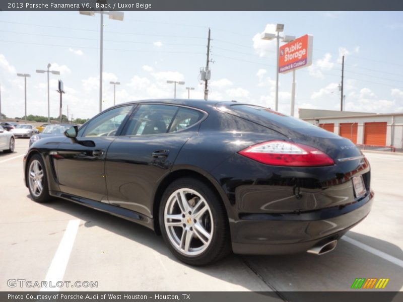 Black / Luxor Beige 2013 Porsche Panamera V6